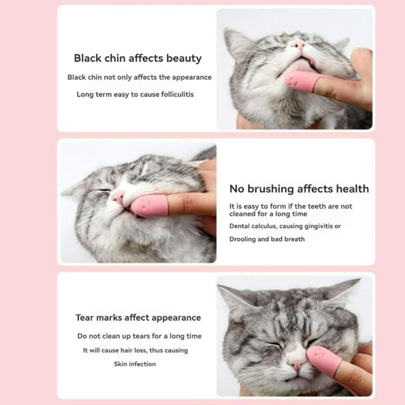 مسواک انگشتی سگ و گربه مدل Soft Brush سیلیکونی