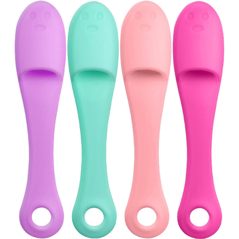مسواک انگشتی سگ و گربه مدل Soft Brush سیلیکونی بسته 12 عددی
