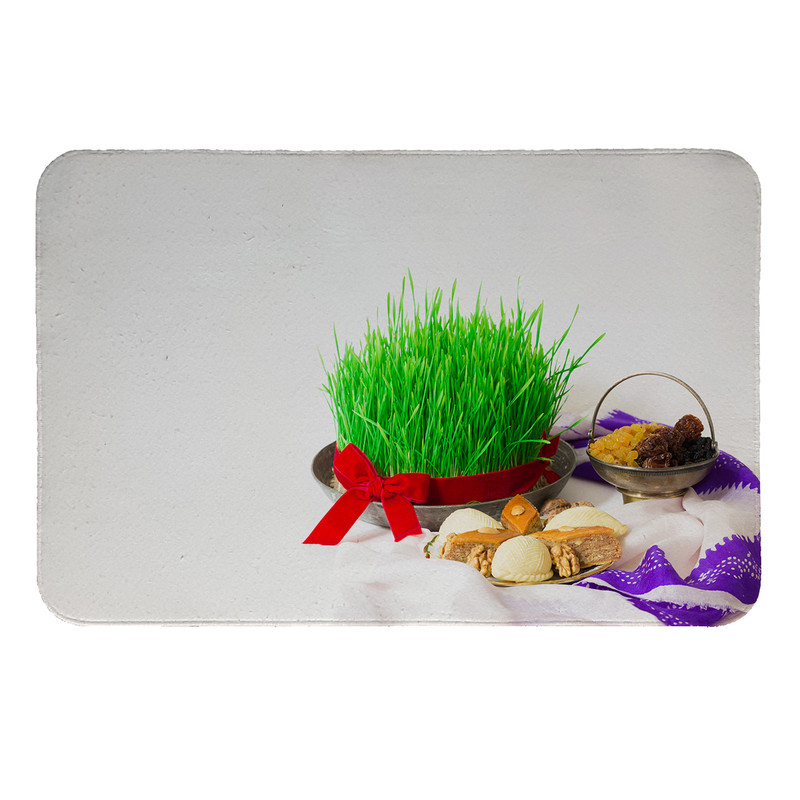 پادری طرح سبزه کد 5758 سایز 80 × 50 سانتی‌متر