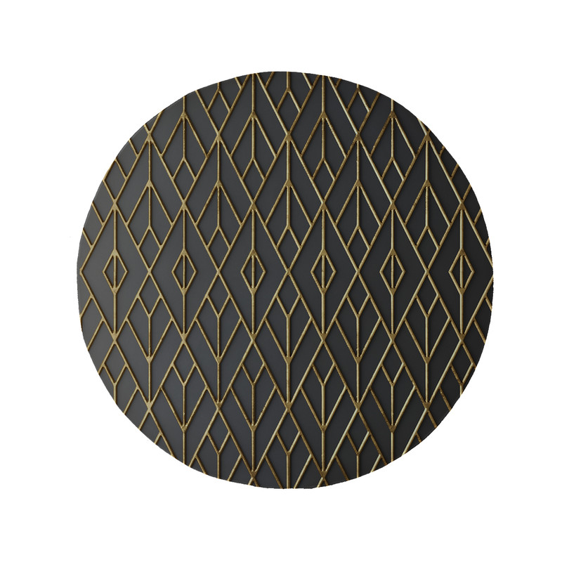 پادری مدل دایره طرح کلاسیک کد 8858 سایز 90 × 90 سانتی متر