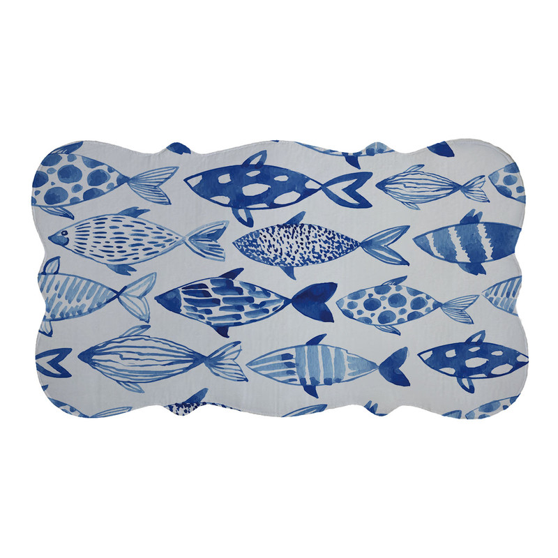 پادری طرح ماهی کد 9042 سایز 110×60 سانتی متر