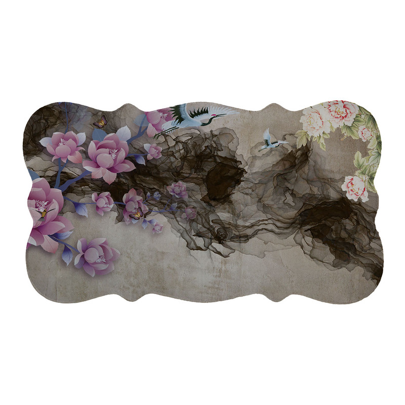 پادری مدل دالبر طرح گل کد 6110 سایز 110×60 سانتی متر