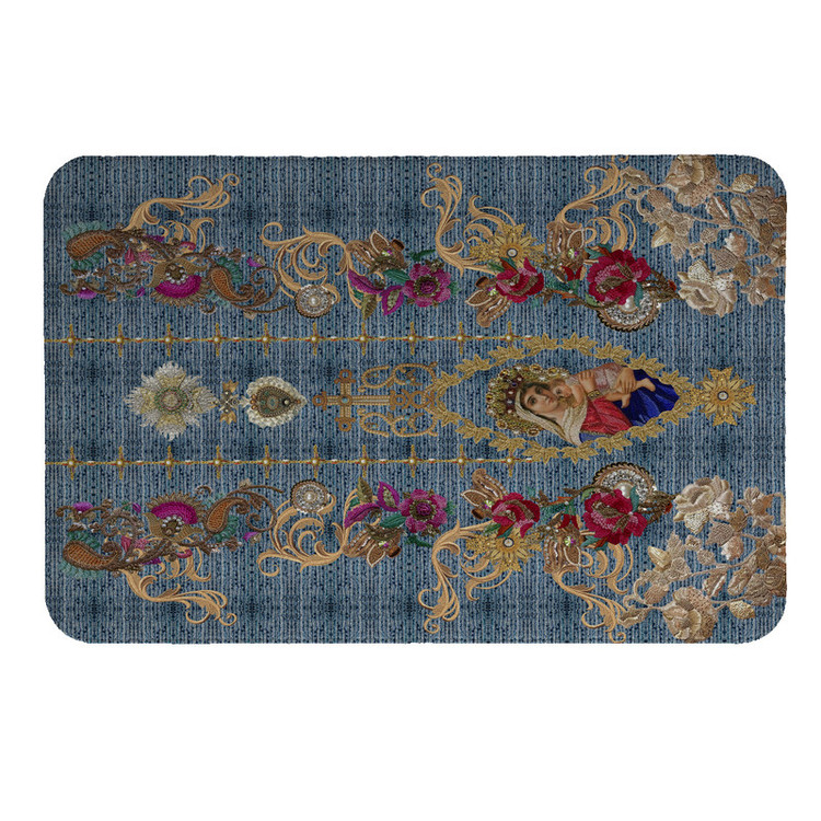 پادری طرح گل کد 5231 سایز 110× 80 سانتی متر