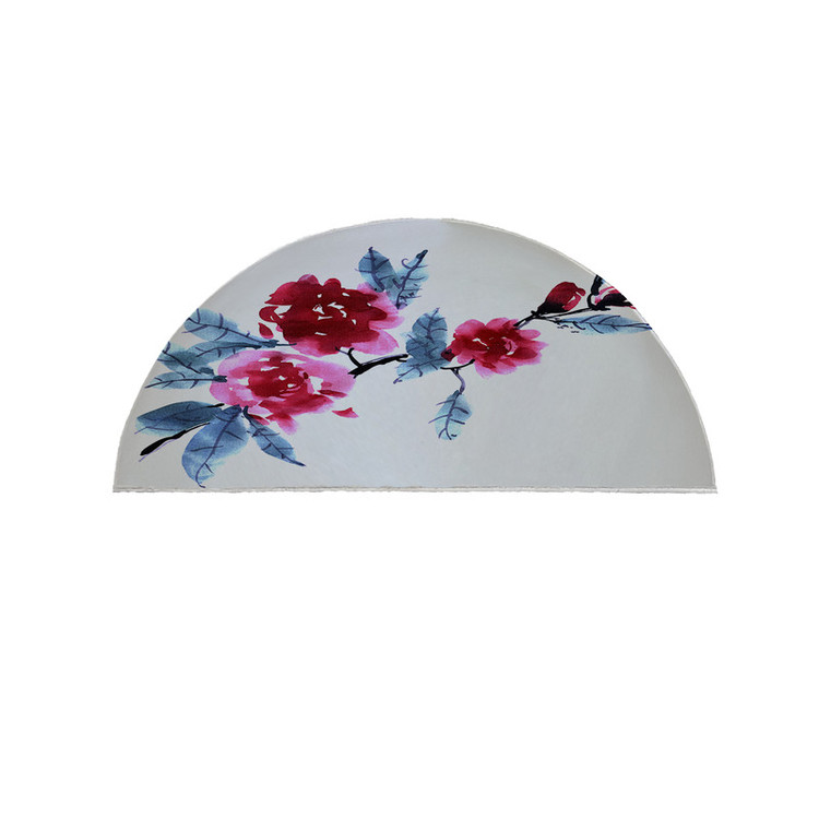 پادری مدل نیم دایره طرح گل کد 9087 سایز 90×45 سانتی متر