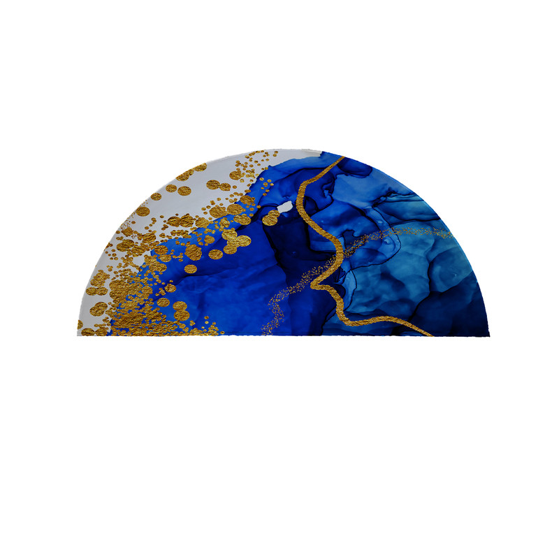 پادری مدل نیم دایره طرح فانتزی کد 9302 سایز 90×45 سانتی متر