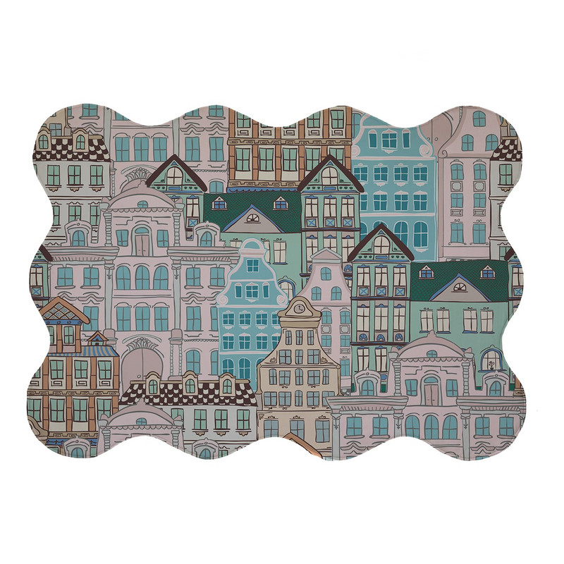 پادری مدل دالبر طرح خانه کد 9375 سایز 80x110 سانتی متر