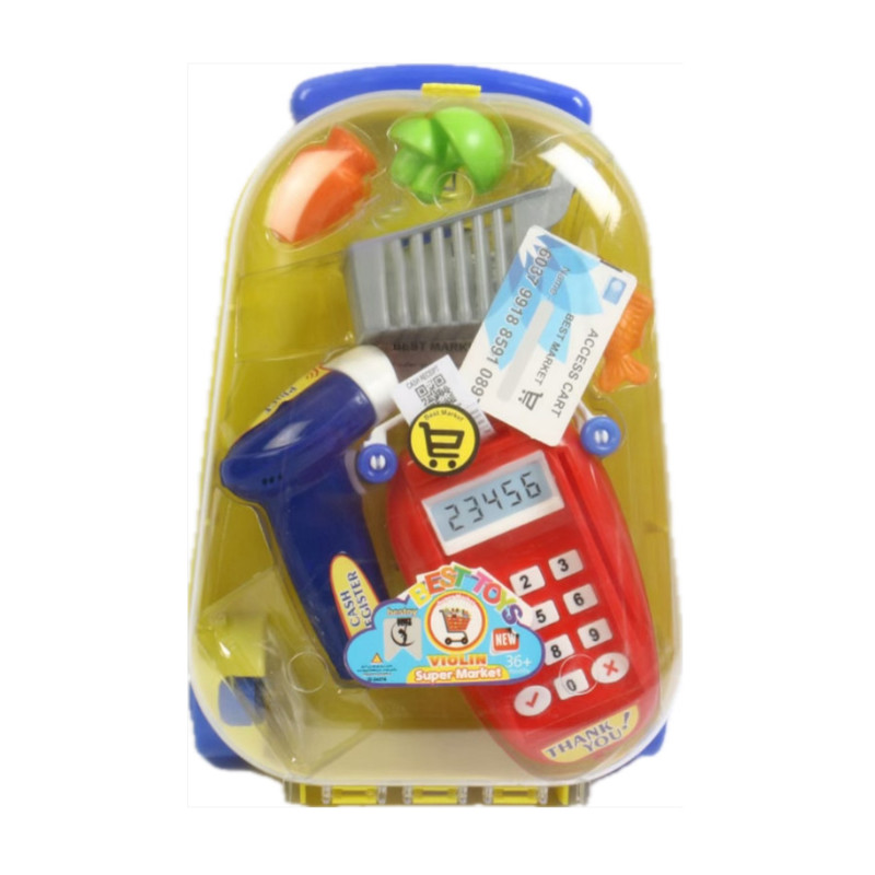 ست اسباب بازی تجهیزات فروشگاهی طرح چمدان مسافرتی BEST TOYS