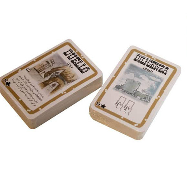 بازی فکری کارتی معمایی غرب وحشی مدل 9024، دارای نقشآفرینی تیمی و رقابتی، شامل 80 کارت بازی و 7 صفحه بازی