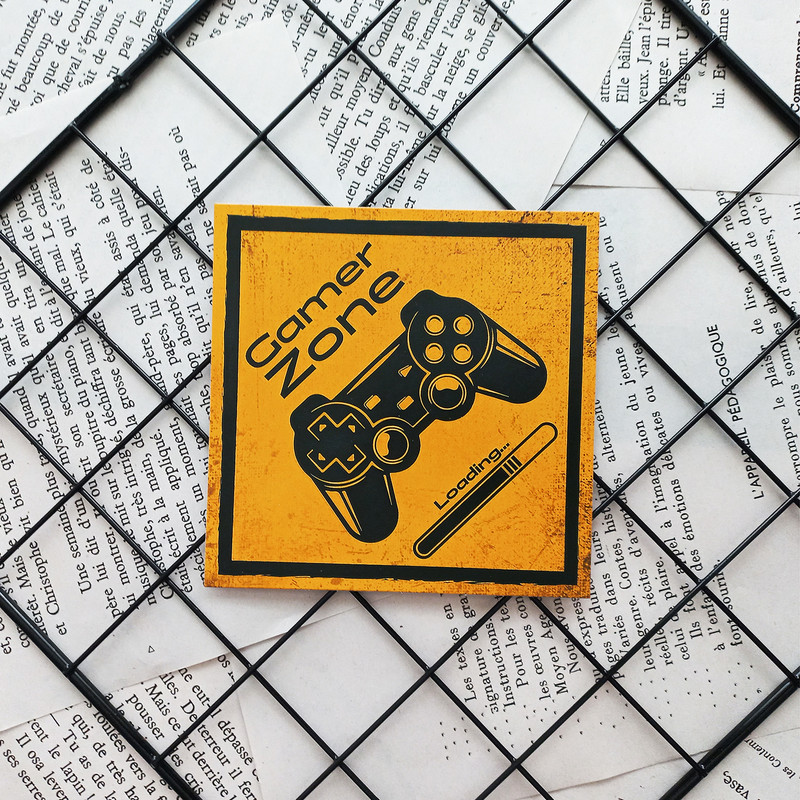 پوستر مدل گیمینگ طرح Gamer Zone