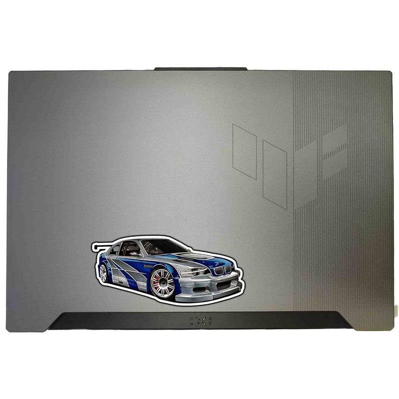 استیکر لپتاپ مدل ماشین کد 2025