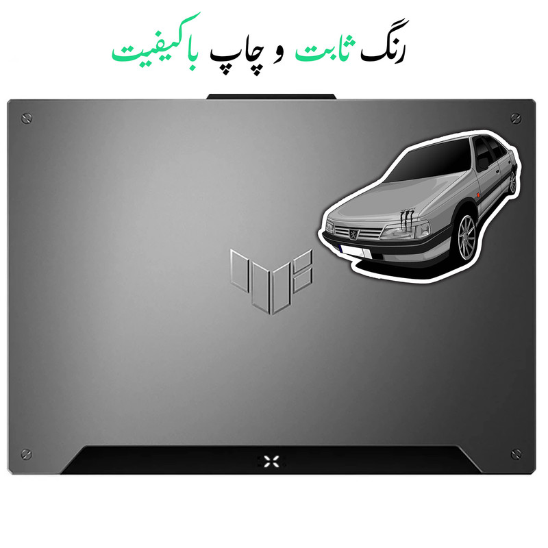 استیکر لپتاب طرح ماشین 405 کد 5115