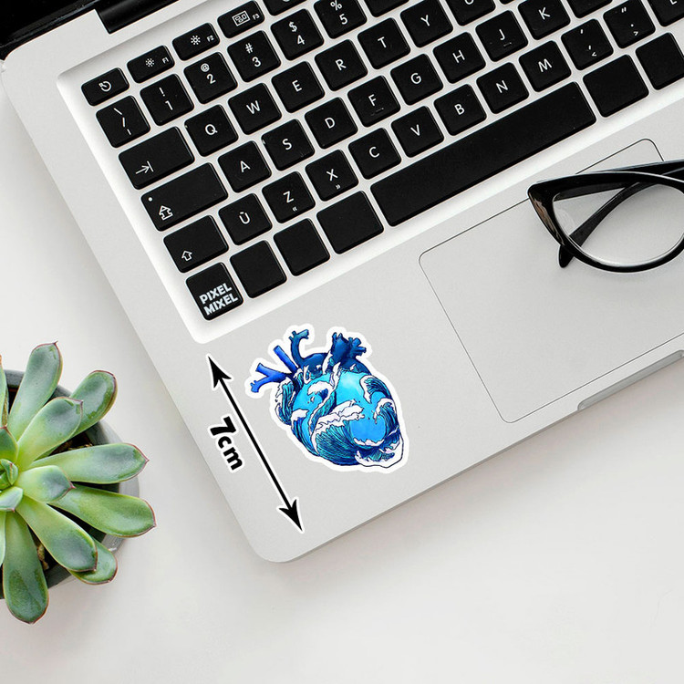 استیکر لپ تاپ پیکسل میکسل مدل انیمه شیطان کش تانجیرو کد 4 مجموعه 7 عددی