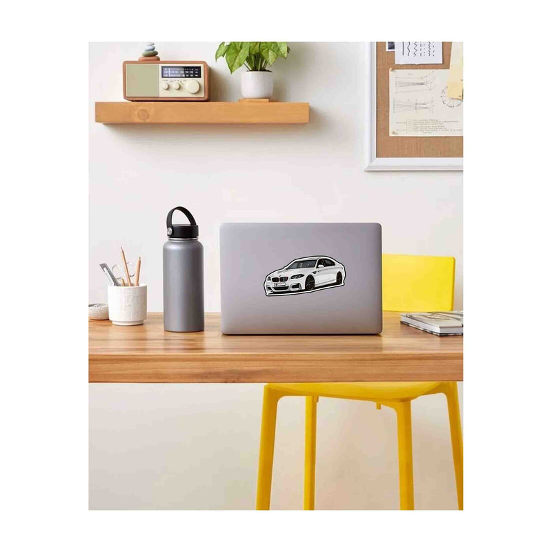 استیکر لپ تاپ مدل ماشین BMW کد 2025