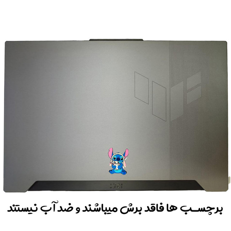 استیکر طرح کارتون مجموعه 12 عددی