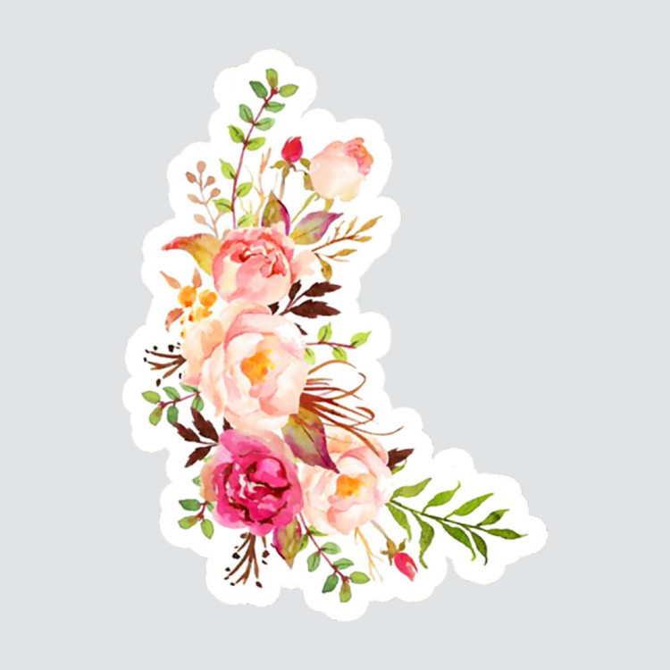 استیکر لپ تاپ پیکسل میکسل مدل دخترانه دوربین و پاریس مجموعه 4 عددی