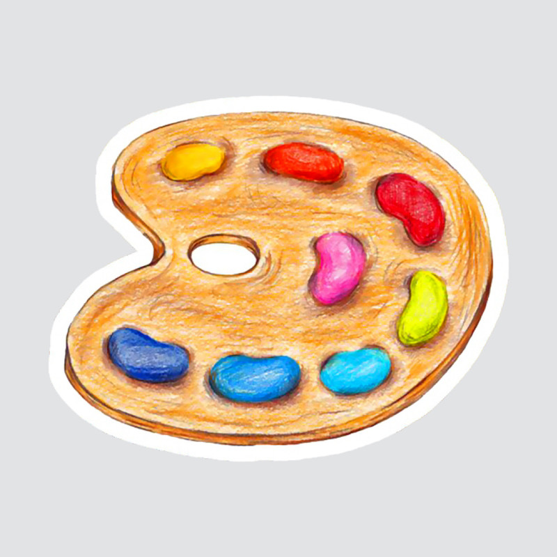 استیکر لپ تاپ پیکسل میکسل مدل پالت