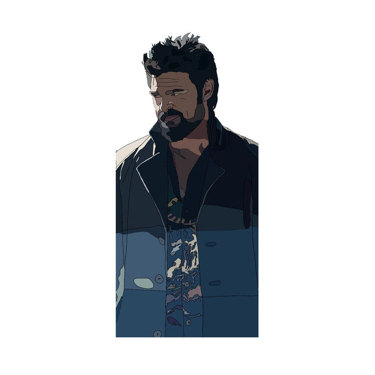 استیکر لپ تاپ و موبایل مدل سریال طرح پسران بوچر the boys billy butcher کد 2345