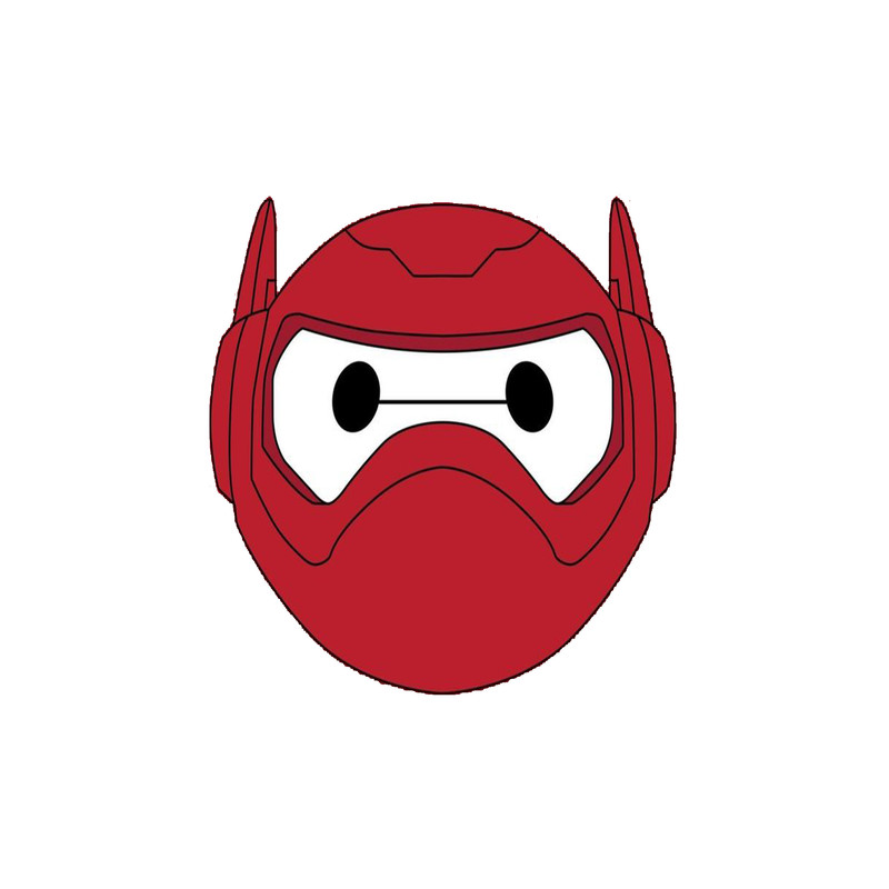 استیکر لپ تاپ و موبایل مدل انیمیشن طرح شش ابر قهرمان بیمکس Big Hero 6 Baymax کد 2705