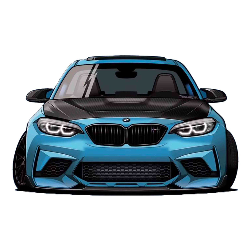 استیکر لپ تاپ مدل BMW کد 5636