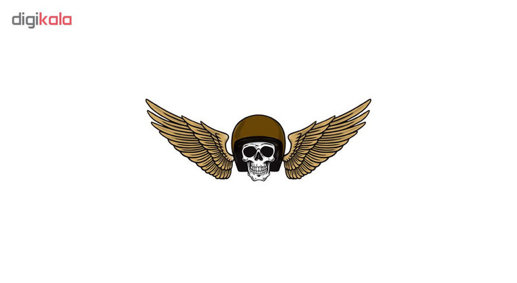 استیکر لپ تاپ طرح Skull Wings کد ۰۱