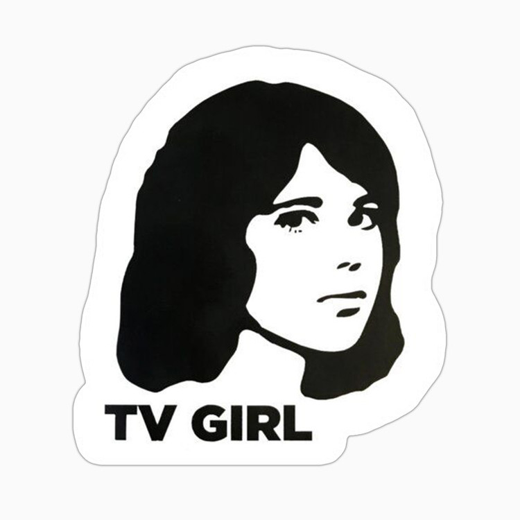 استیکر لپ تاپ و موبایل بووم طرح Tv Girl کد BM76