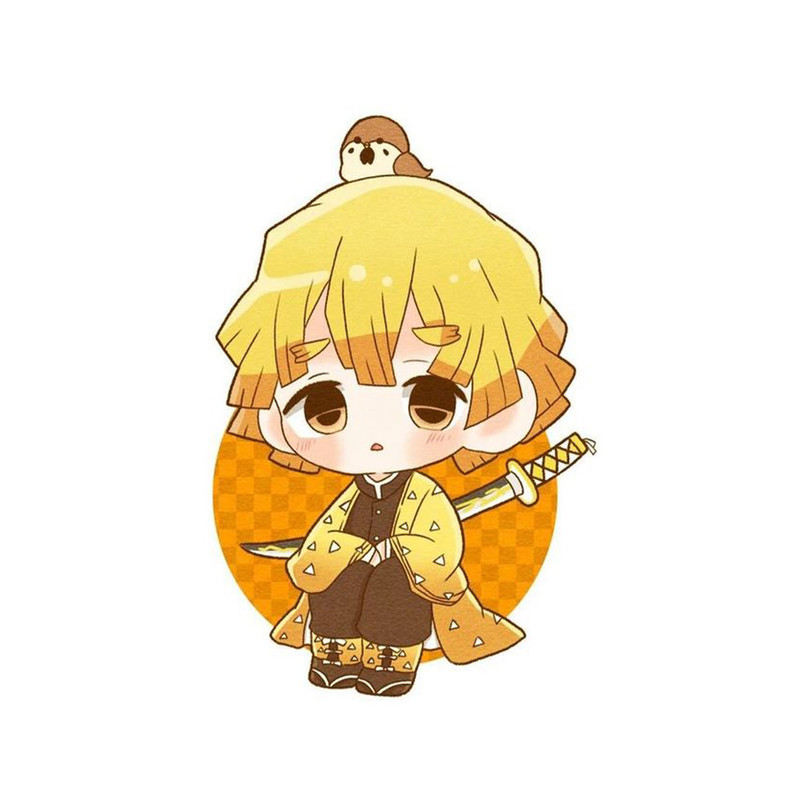 استیکر لپ تاپ و موبایل مدل انیمه طرح شیطان کش زنیتسو آگاتسوما demon slayer Zenitsu Agatsuma کد 775