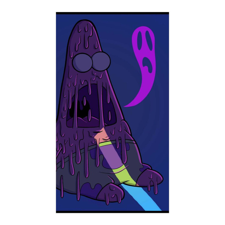 استیکر لپ تاپ و موبایل مدل انیمیشن طرح باب اسفنجی شلوار مکعبی SpongeBob SquarePants کد 1734