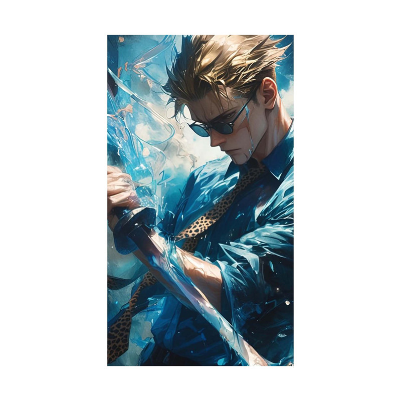 استیکر لپ تاپ و موبایل مدل انیمه طرح جوجوتسو کایسن کنتو نانامی jujutsu kaisen Kento Nanami کد 4657