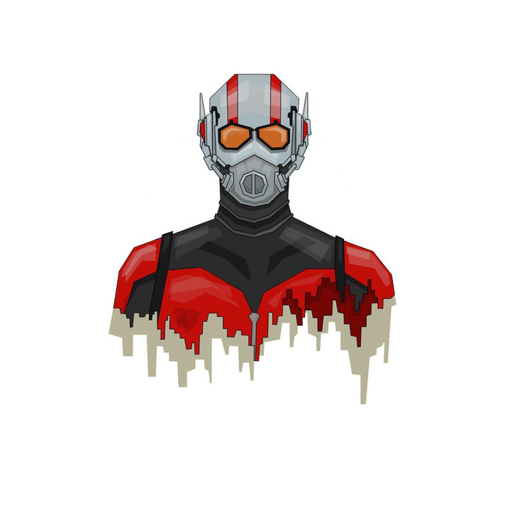 استیکر لپ تاپ و موبایل مدل سریال طرح مرد مورچه ای اونجرز مارول Ant Man Avengers Marvel کد 3922