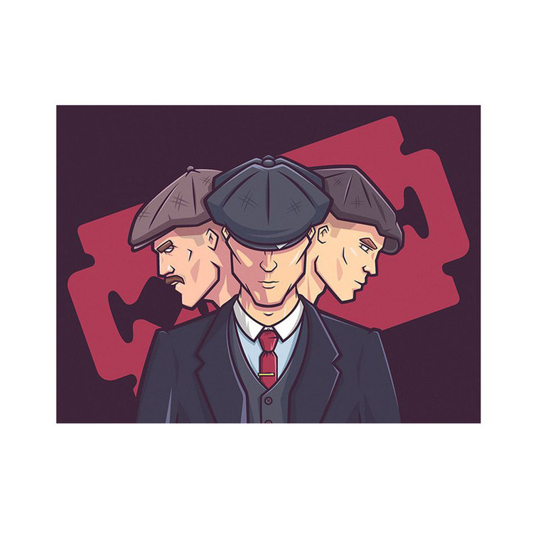 استیکر لپ تاپ و موبایل مدل سریال طرح پیکی بلاندرز Peaky Blinders کد 3701