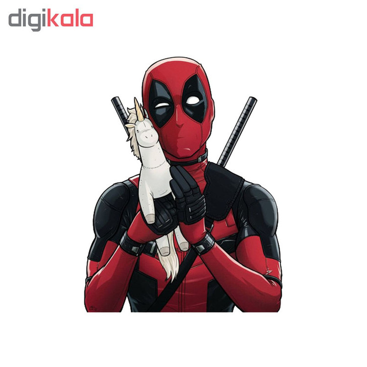 استیکر لپ تاپ طرح Deadpool Marvel کد STL979