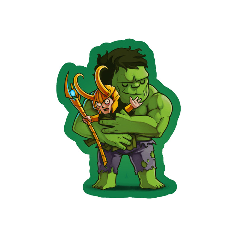 استیکر لپ تاپ طرح Hulk Marvel کد STL997