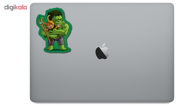 استیکر لپ تاپ طرح Hulk Marvel کد STL997