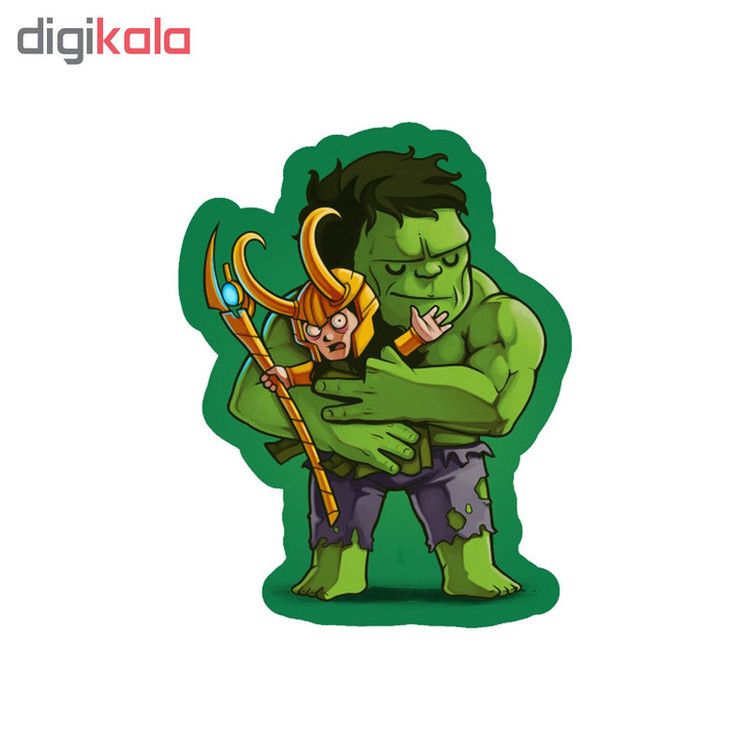 استیکر لپ تاپ طرح Hulk Marvel کد STL997