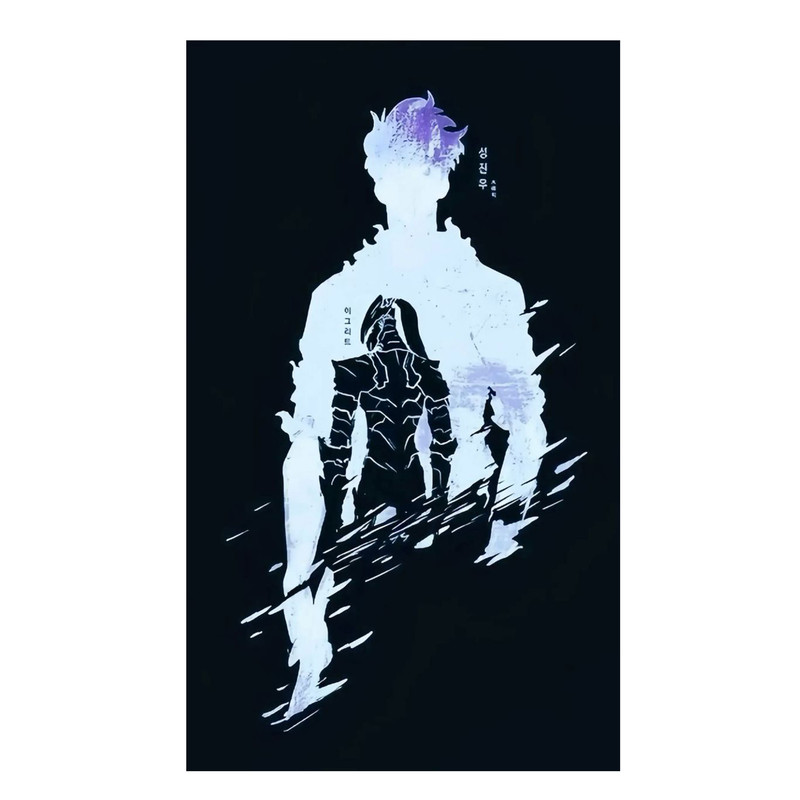 استیکر لپ تاپ و موبایل مدل انیمه طرح سولو لولینگ سونگ جین وو solo leveling sung jin woo کد 457