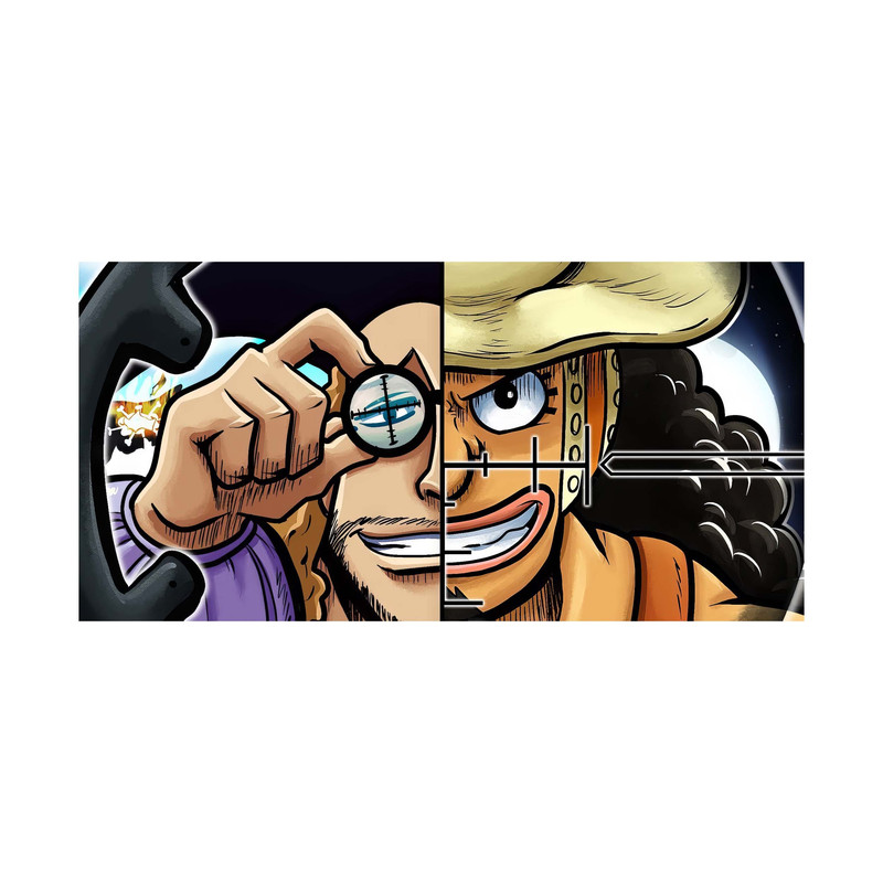 استیکر لپ تاپ و موبایل مدل انیمه طرح وان پیس اوسوپ one piece usopp کد 4686