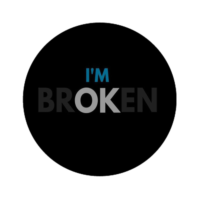 استیکر لپ تاپ طرح Broken کد 4008