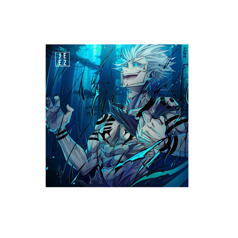 استیکر لپ تاپ و موبایل مدل انیمه طرح جوجوتسو کایسن ریومن سوکونا jujutsu kaisen ryomen sukuna کد 590