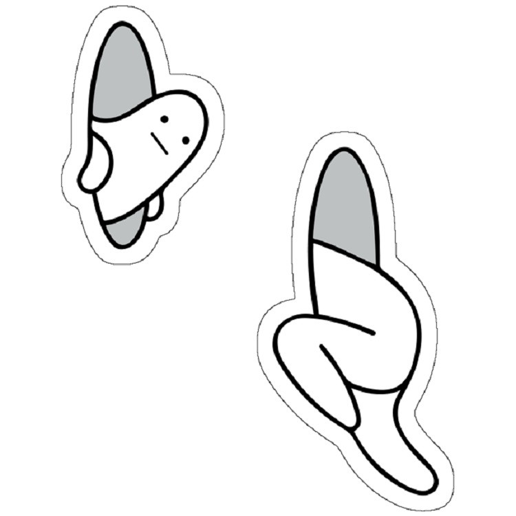 استیکر لپ تاپ مدل Fun wormhole بسته 2 عددی