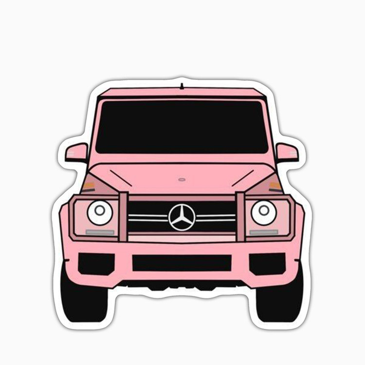 استیکر لپ تاپ و موبایل بووم طرح ماشین مدل Benz G class کد UV027