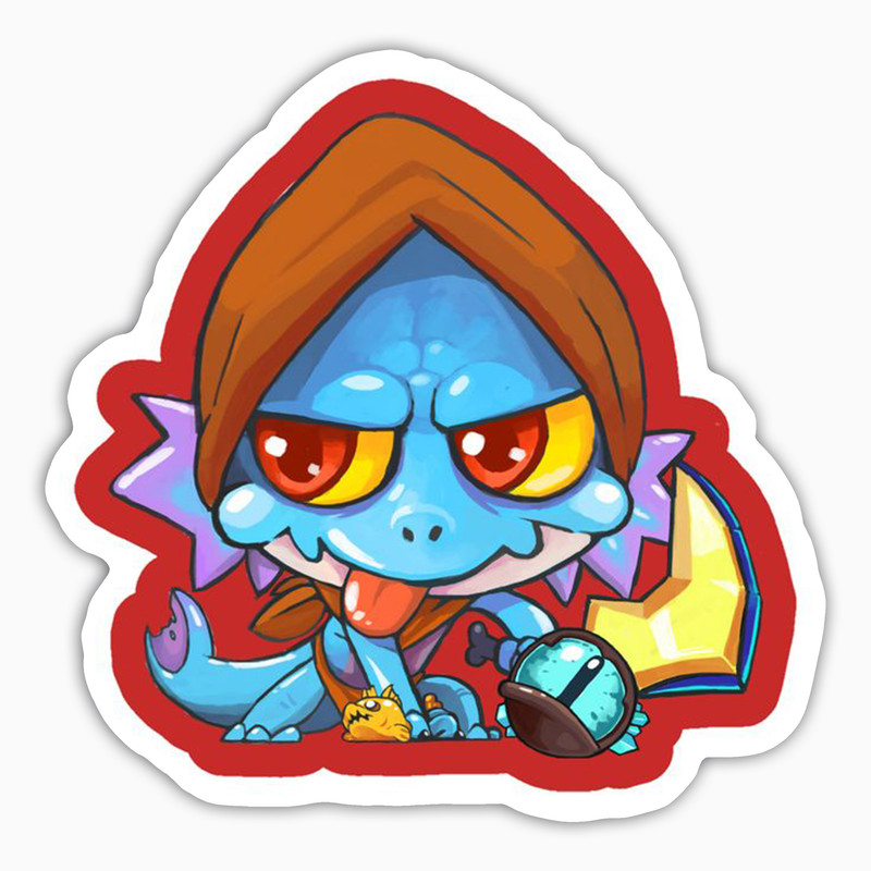 استیکر لپ تاپ بووم طرح بازی Dota2 مدل Slark کد JC26
