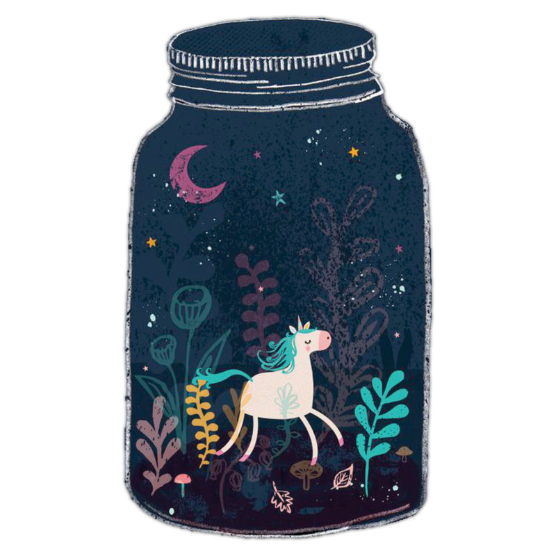 استیکر لپ تاپ مدل unicornglass12