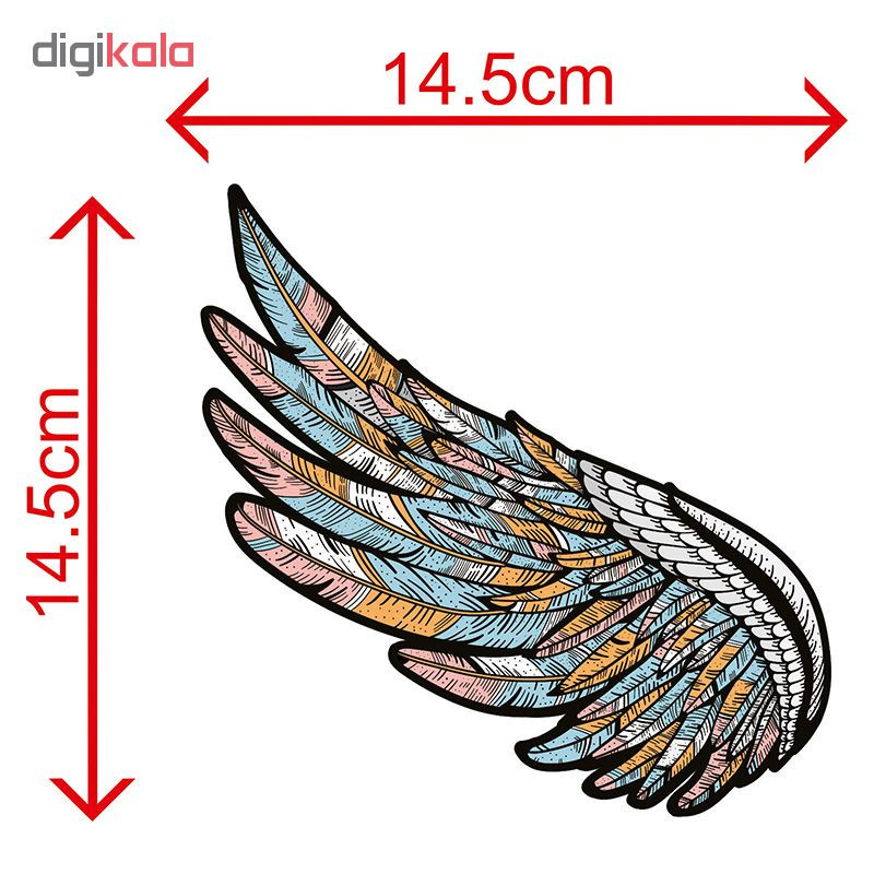 استیکر لپ تاپ طرح wings کد 01