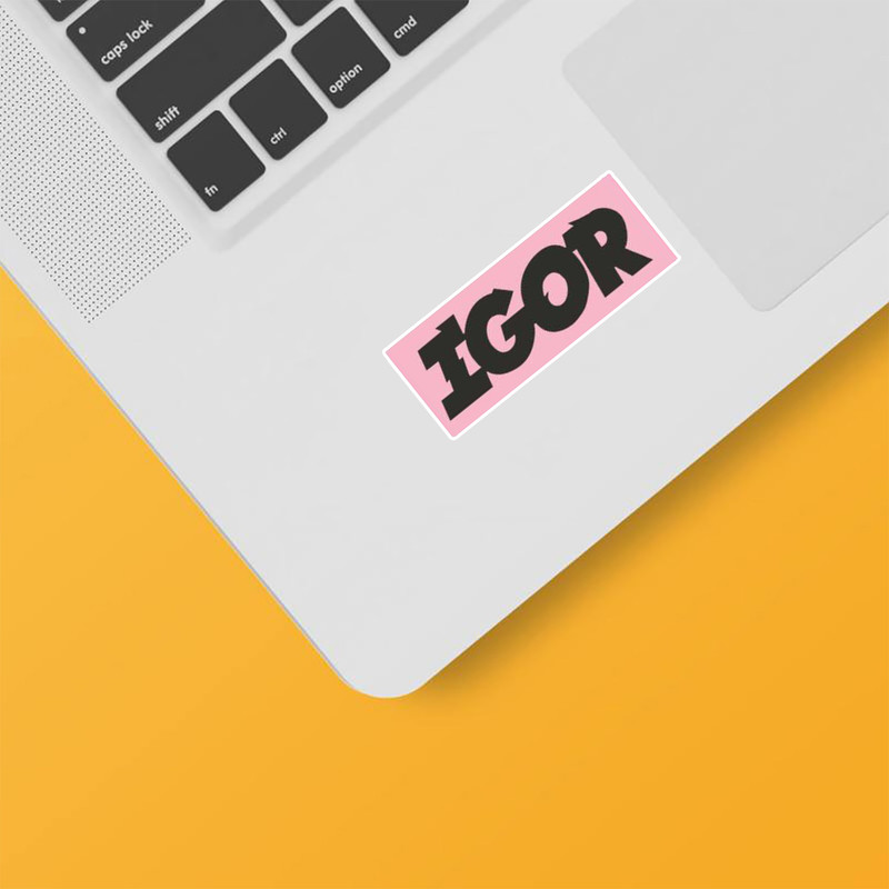 استیکر لپ تاپ و موبایل بووم طرح igor کد BM64