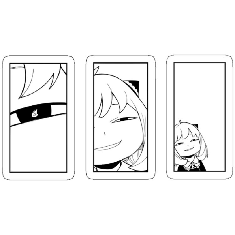 استیکر لپ تاپ مدل Anya Smug - Spy x Family 3x بسته 3 عددی