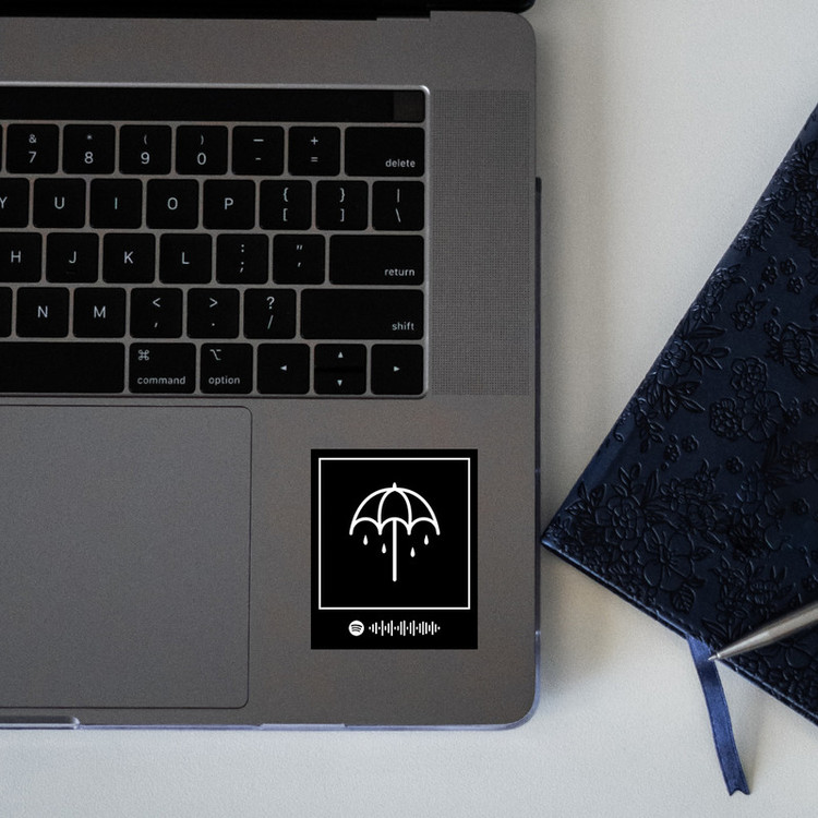 استیکر لپ تاپ مدل موسیقی طرح Bring Me The Horizon کد 5020
