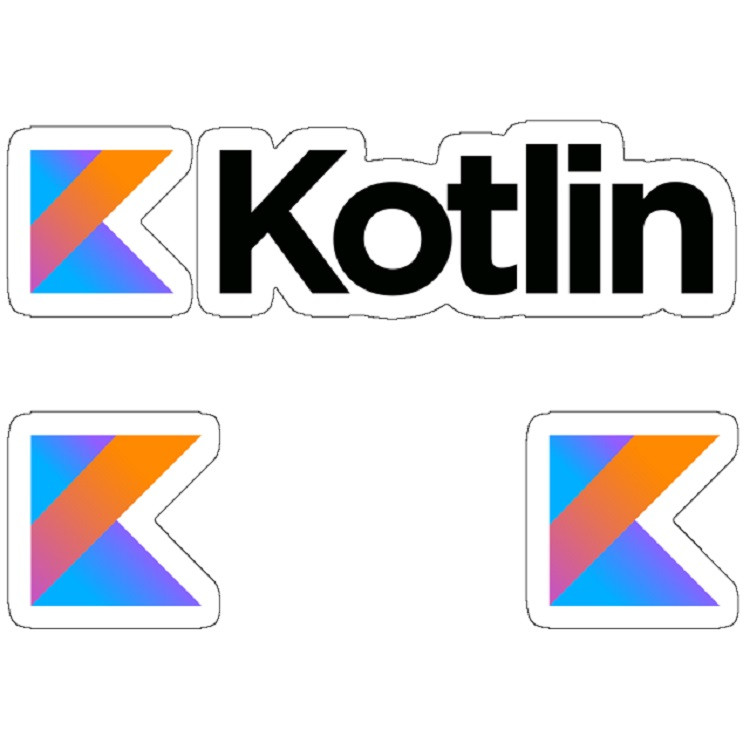 استیکر لپ تاپ مدل kotlin