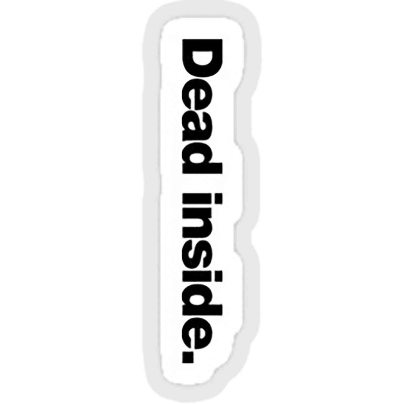 استیکر لپ تاپ طرح dead inside کد ST465