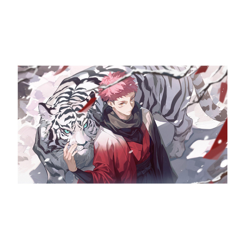 استیکر لپ تاپ و موبایل مدل انیمه طرح جوجوتسو کایسن ایتادوری یوجی jujutsu kaisen yuji itadori کد 656