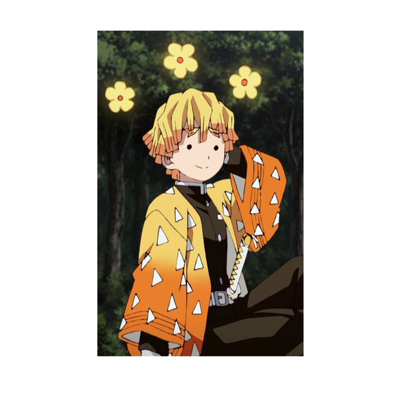 استیکر لپ تاپ و موبایل مدل انیمه طرح شیطان کش زنیتسو آگاتسوما demon slayer Zenitsu Agatsuma کد 743